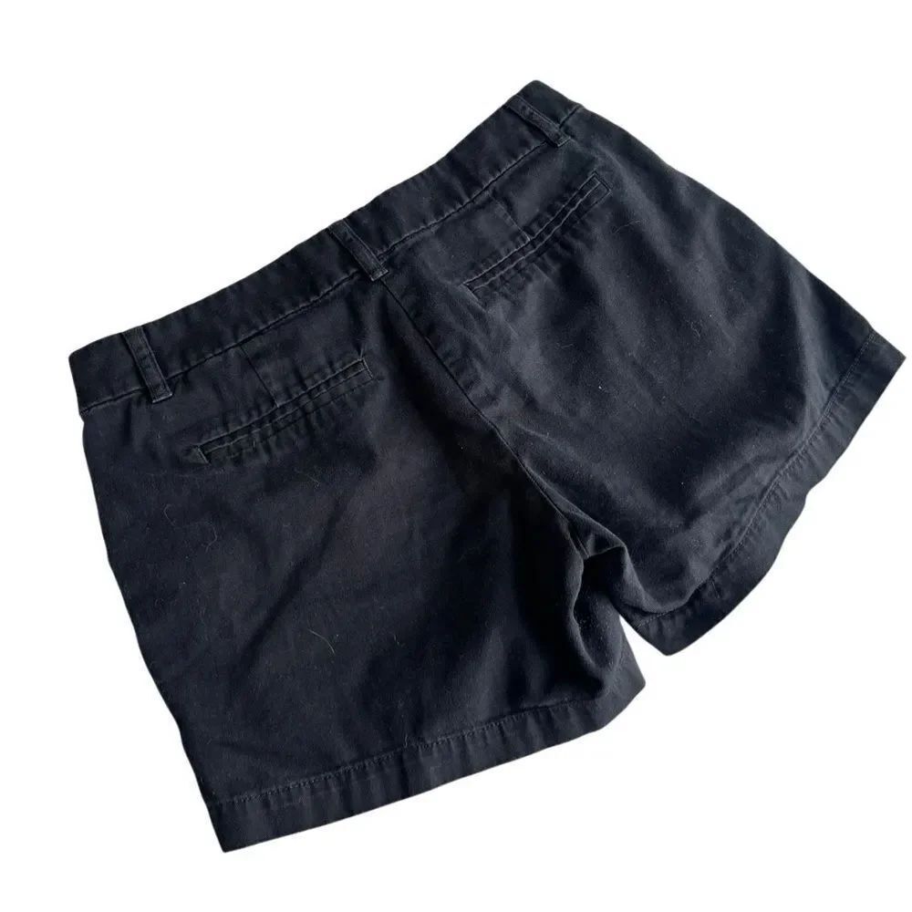 J.Crew 5” Chino Broken-In Shorts – Black – Size 4